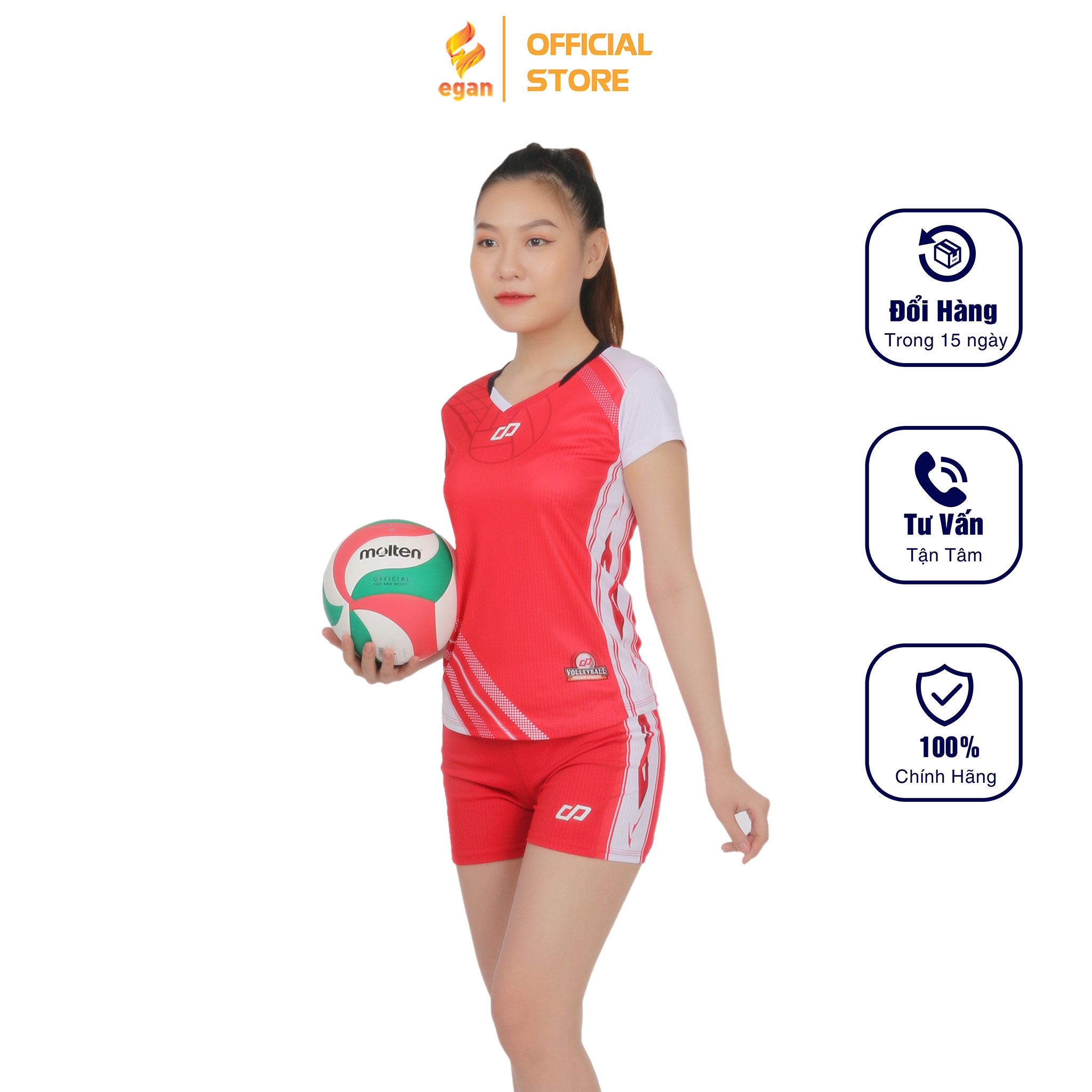 Bộ Quần Áo Thể Thao Bóng Chuyền Nữ GALVIN – CP SPORT BC03