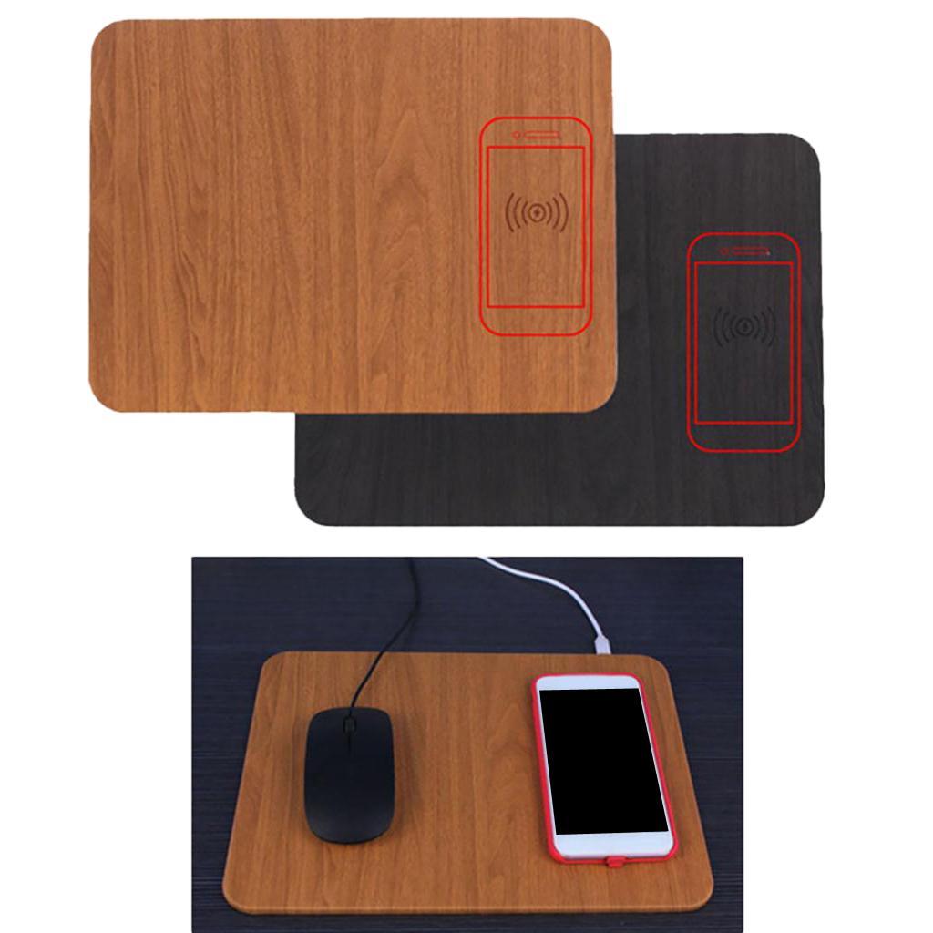 Multi Function Mouse Pad Wireless Charging Organizer for