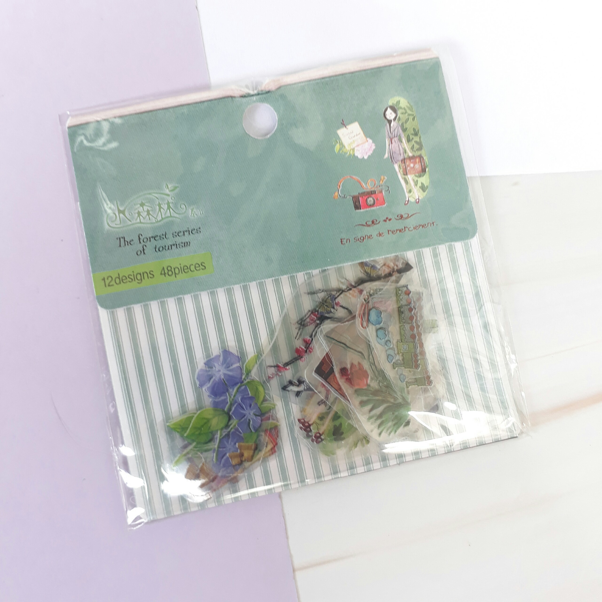 Bộ 48 Sticker Hình Dán mini Thanh Xuân