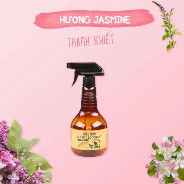 Xịt khử mùi dưỡng lông cho cún Budle Budle