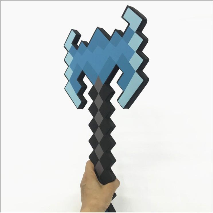 Combo kiếm cúp riu Minecraft kim cương