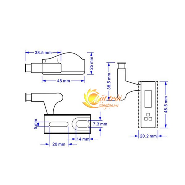 Đèn tự động lắp bản lề cánh tủ