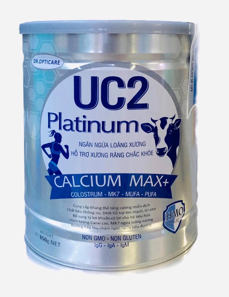 Combo 3 lon Sữa non UC2 Platinum Calcium Max lon 850g