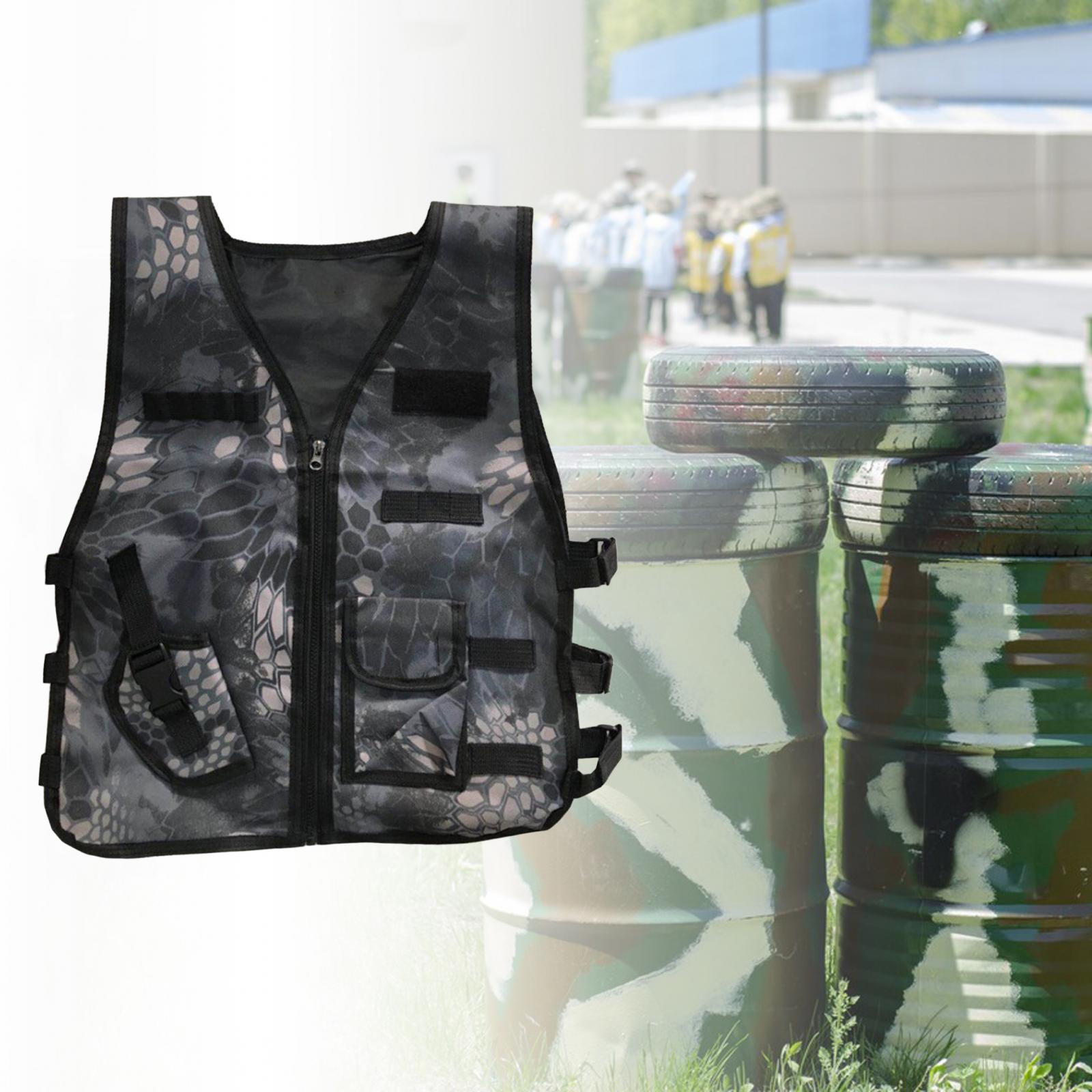Children Outdoor Vest Breathable Kids Cargo Vest for Role Play
