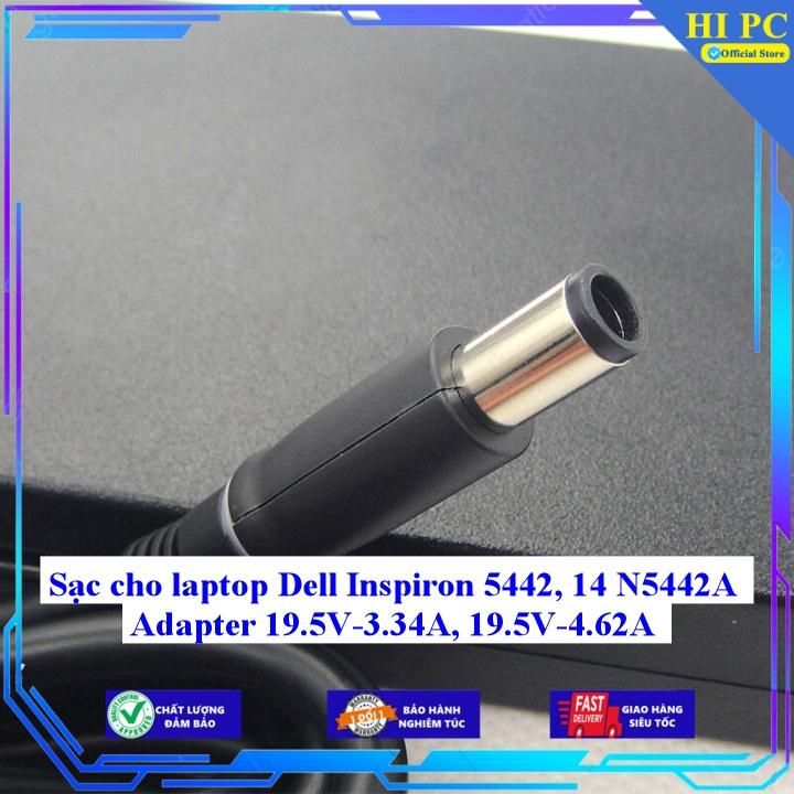 Sạc cho laptop Dell Inspiron 5442 14 N5442A Adapter 19.5V-3.34A 19.5V-4.62A - Kèm Dây nguồn - Hàng Nhập Khẩu