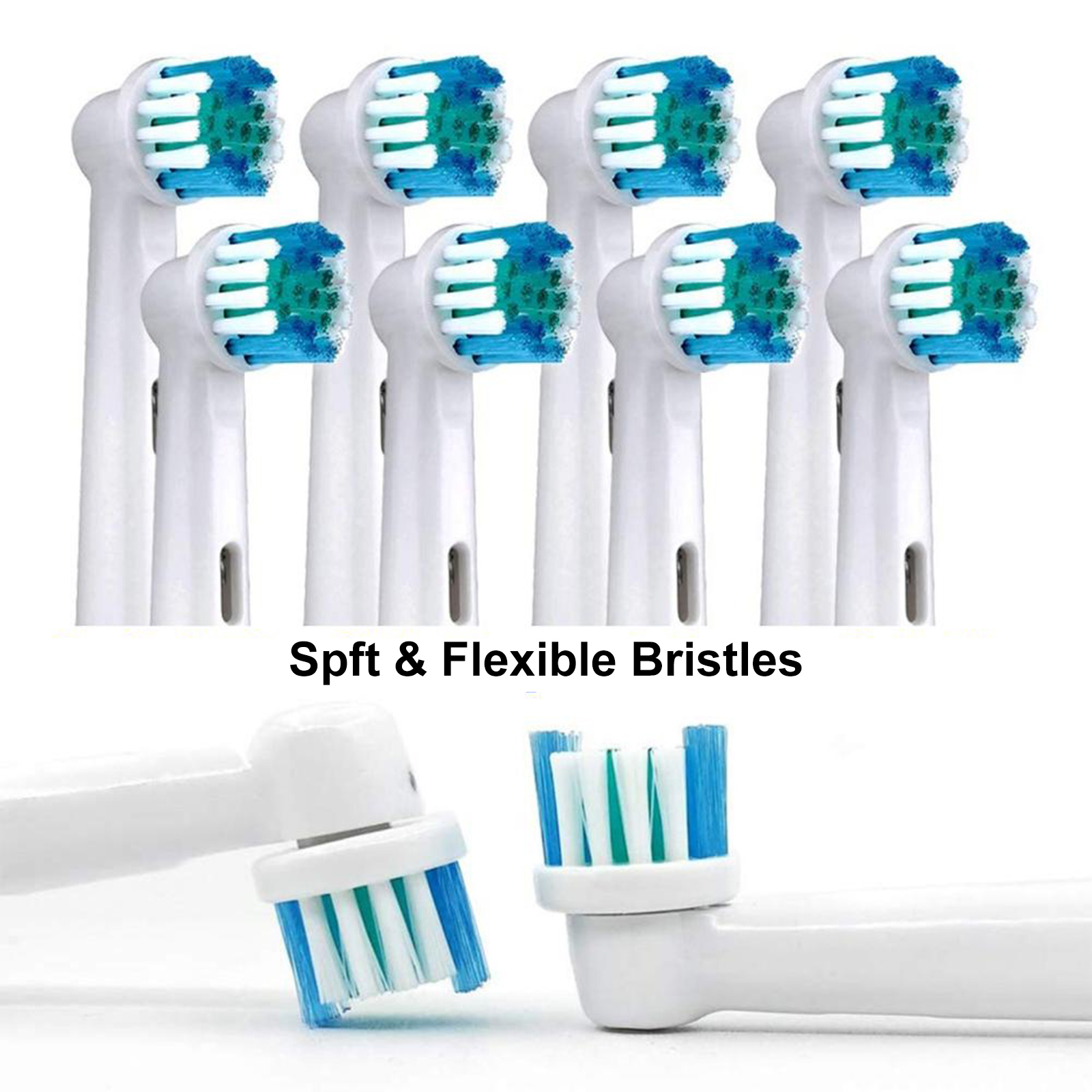 12 Cái Đầu Bàn Chải Đánh Răng Thay Thế Tương Thích Với Bàn Chải Điện Oral B Cho Răng Nhạy Cảm