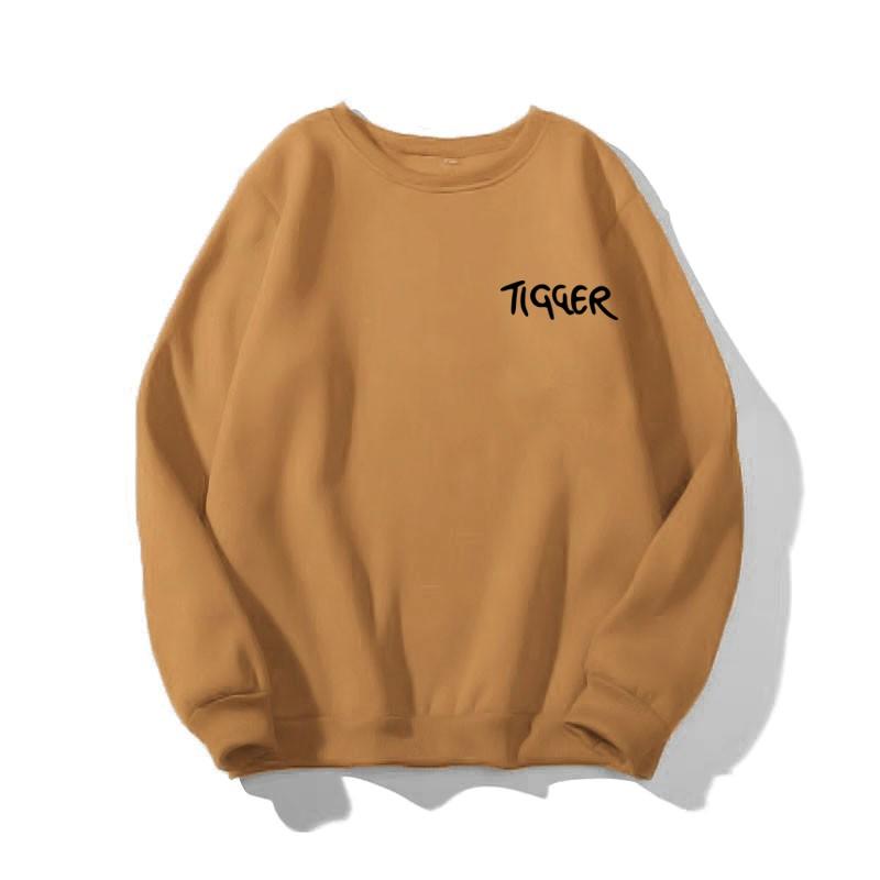 ÁO SWEATER UNISEX IN TIGGER (NHIỀU MÀU)