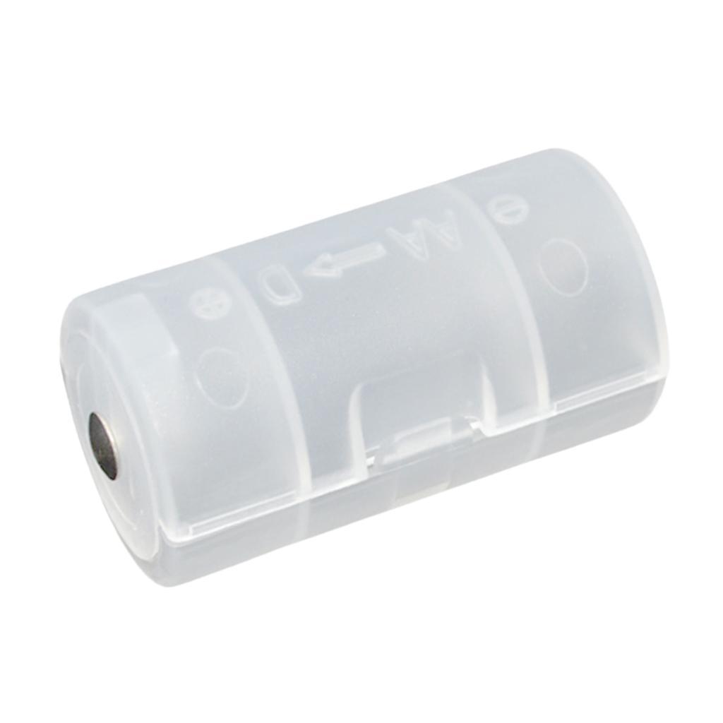 1 Packs Battery AA To D Size Adapter Converter