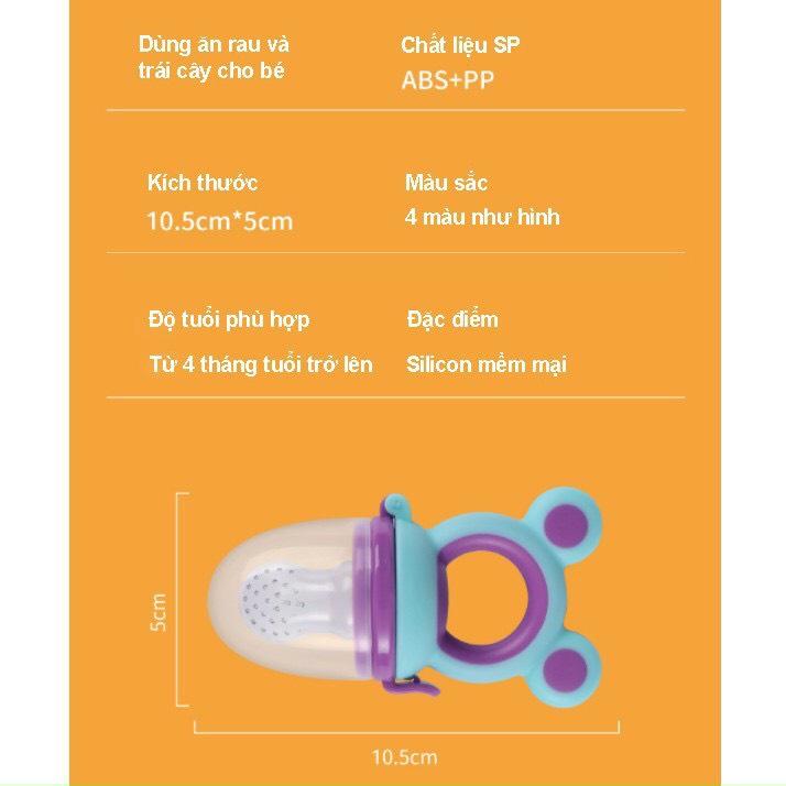 [Giá hủy diệt] Túi Nhai Ăn Dặm Chống Hóc GB-BABY [Dahamart - Siêu Thị Ăn Dặm