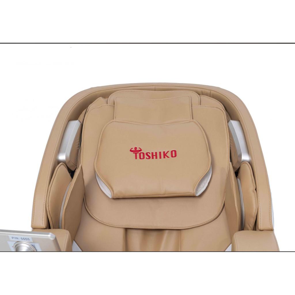 Ghế massage toàn thân Toshiko T22 - Chức năng điều khiển bằng giọng nói, Tự động mát xa trị liệu,  kéo giãn, anion lắng đọng làm sạch không khí, đa dạng các bài massage