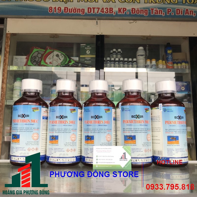 Thuốc diệt muỗi Boxer Permethrin 50EC - chai 1 lít