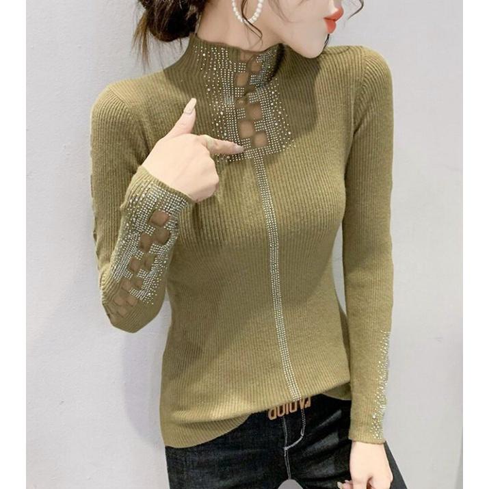 ÁO LEN ĐÍNH ĐÁ CAO CẤP