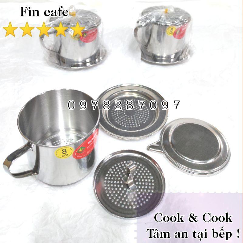 Phin Cafe Inox cao cấp Inox Nhiều kích cỡ 6, 7, 8 cm