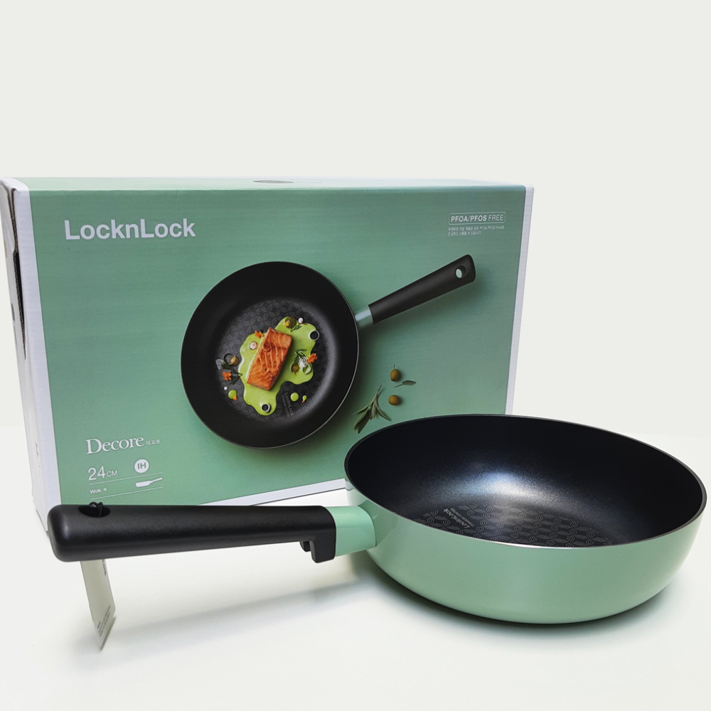 Chảo xào Decore LocknLock 24cmLDE1245IH - Màu MIT