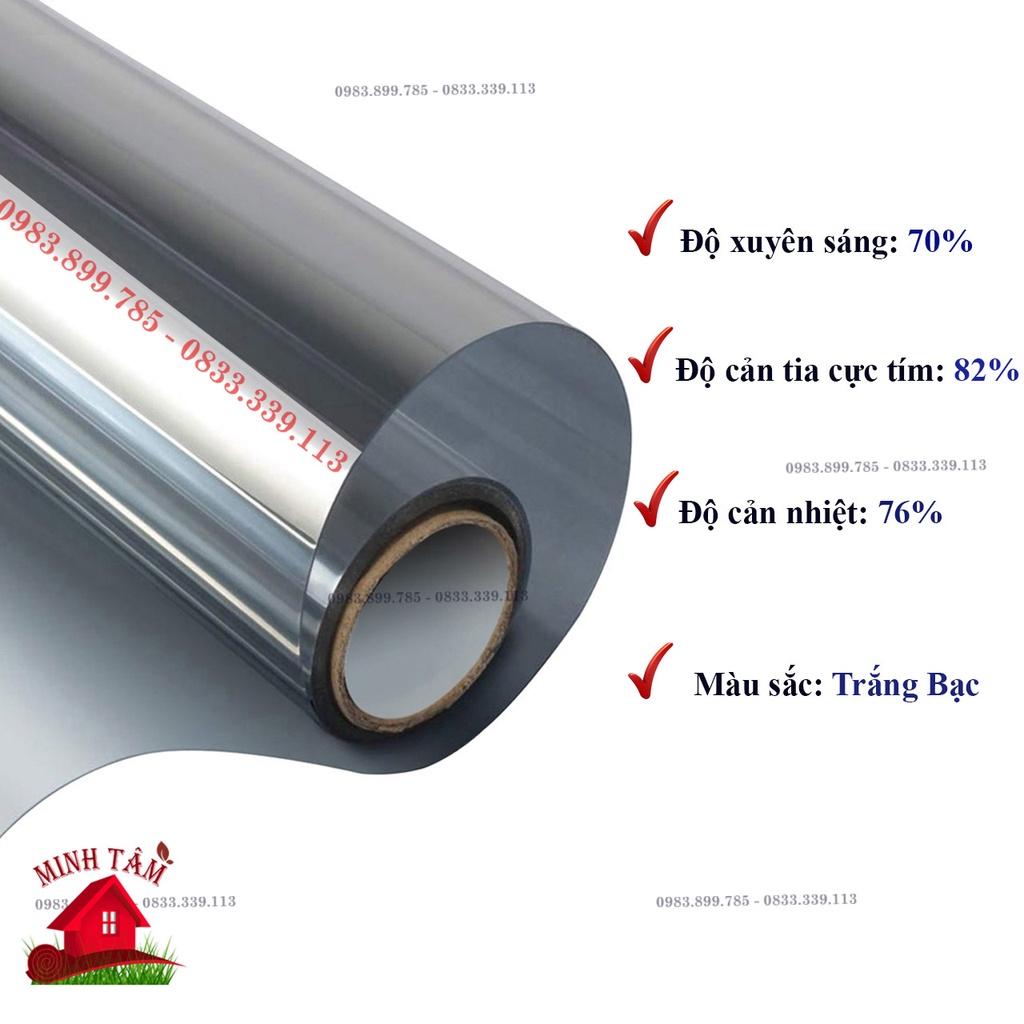 Giấy decal dán kính chống nắng nóng UV , phim cách nhiệt cửa sổ decan phản quang cho cửa kính chống nhìn trộm