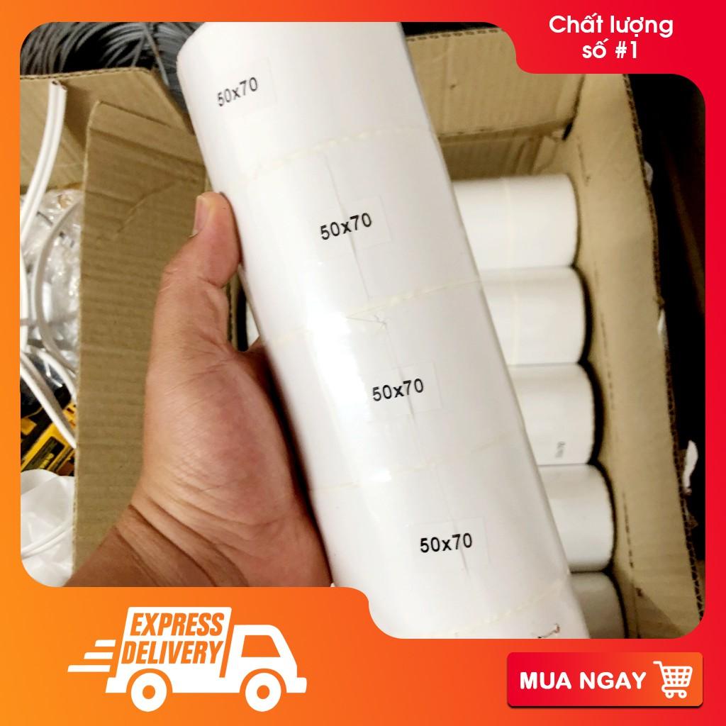 Decal nhiệt in vận đơn giao nhận Giao Hàng Nhanh (GHN) cuộn 50x70mm cuộn 30m