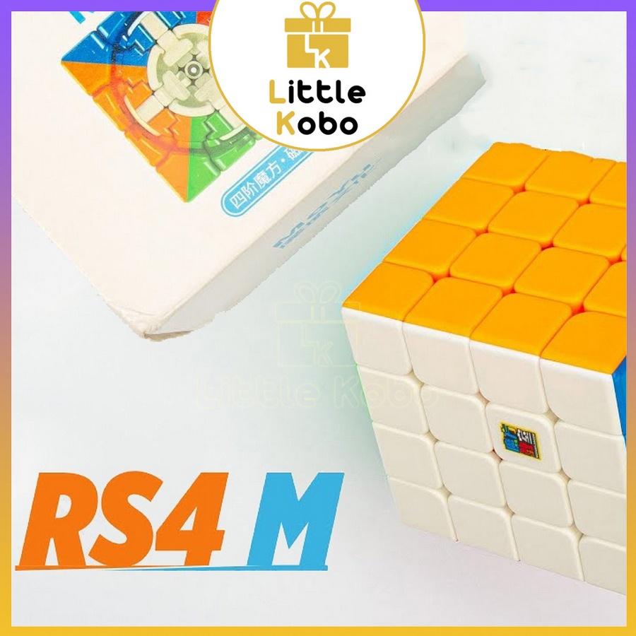Rubik 4x4 RS4M 2020 RS4 M Rubic Nam Châm 4 Tầng Stickerless Đồ Chơi Thông Minh
