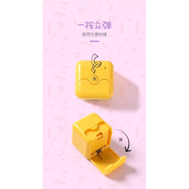Giá đỡ điện thoại di động kiêm móc treo chìa khoá. đồ trang sức hoạt hình sáng tạo Icon Đáng yêu