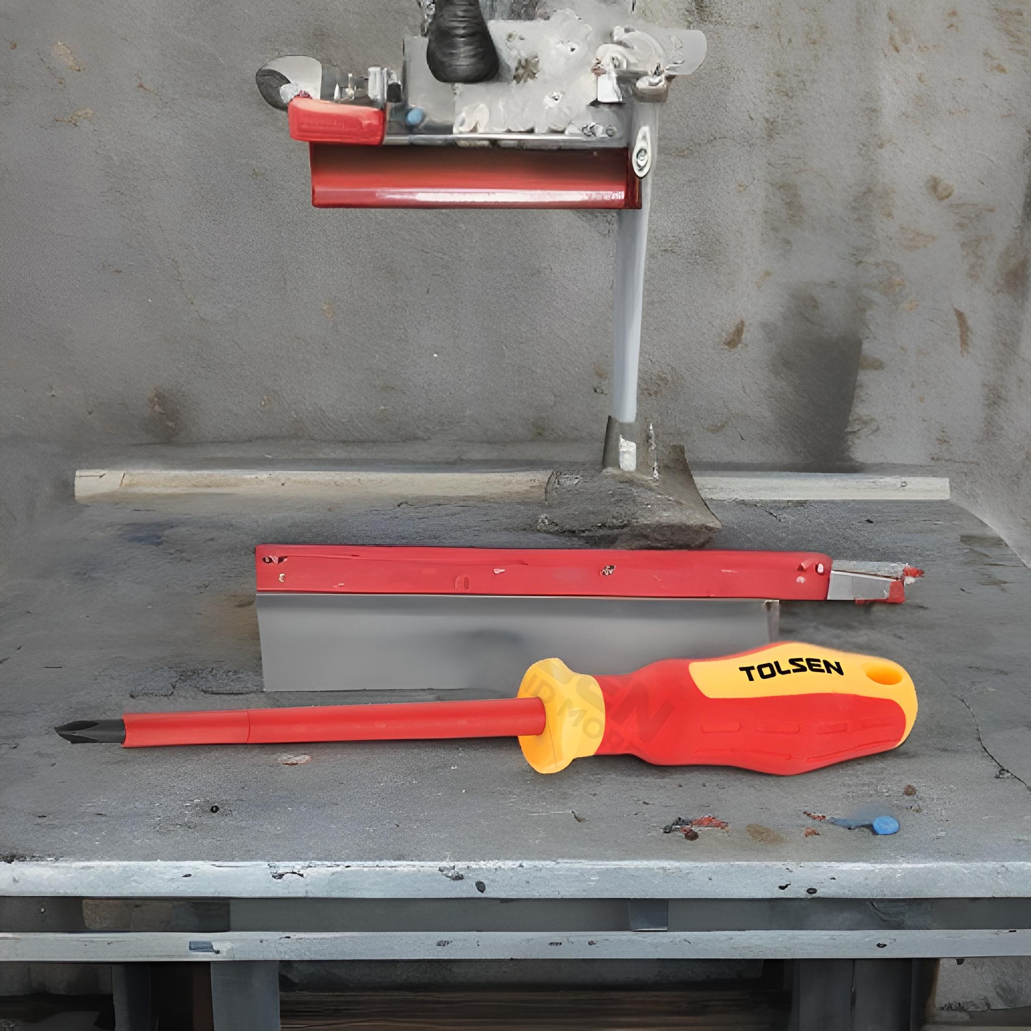 TUA VÍT CÁCH ĐIỆN PD2*100MM TOLSEN 38007 - HÀNG CHÍNH HÃNG