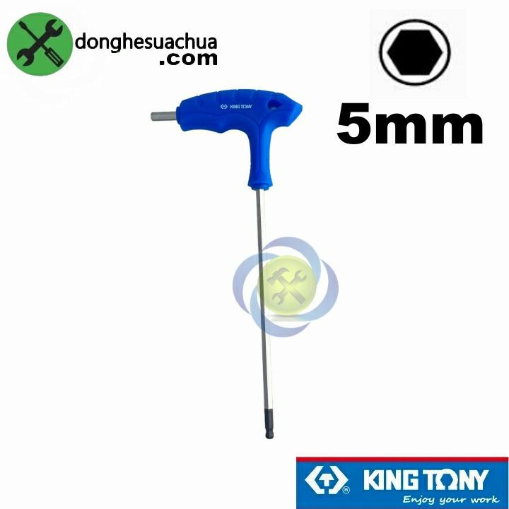 Lục giác chữ T 5mm đầu bi Kingtony 116005MR dài 215mm
