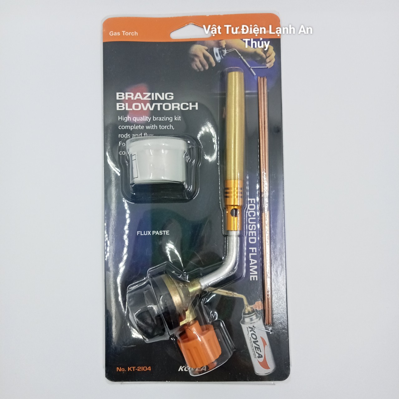 Khò gas ống đồng kovea 1 nòng loại tốt - Đèn khò gas hàn ống đồng kovea 1 nòng - Đầu khò gas ống đồng - Súng khò gas