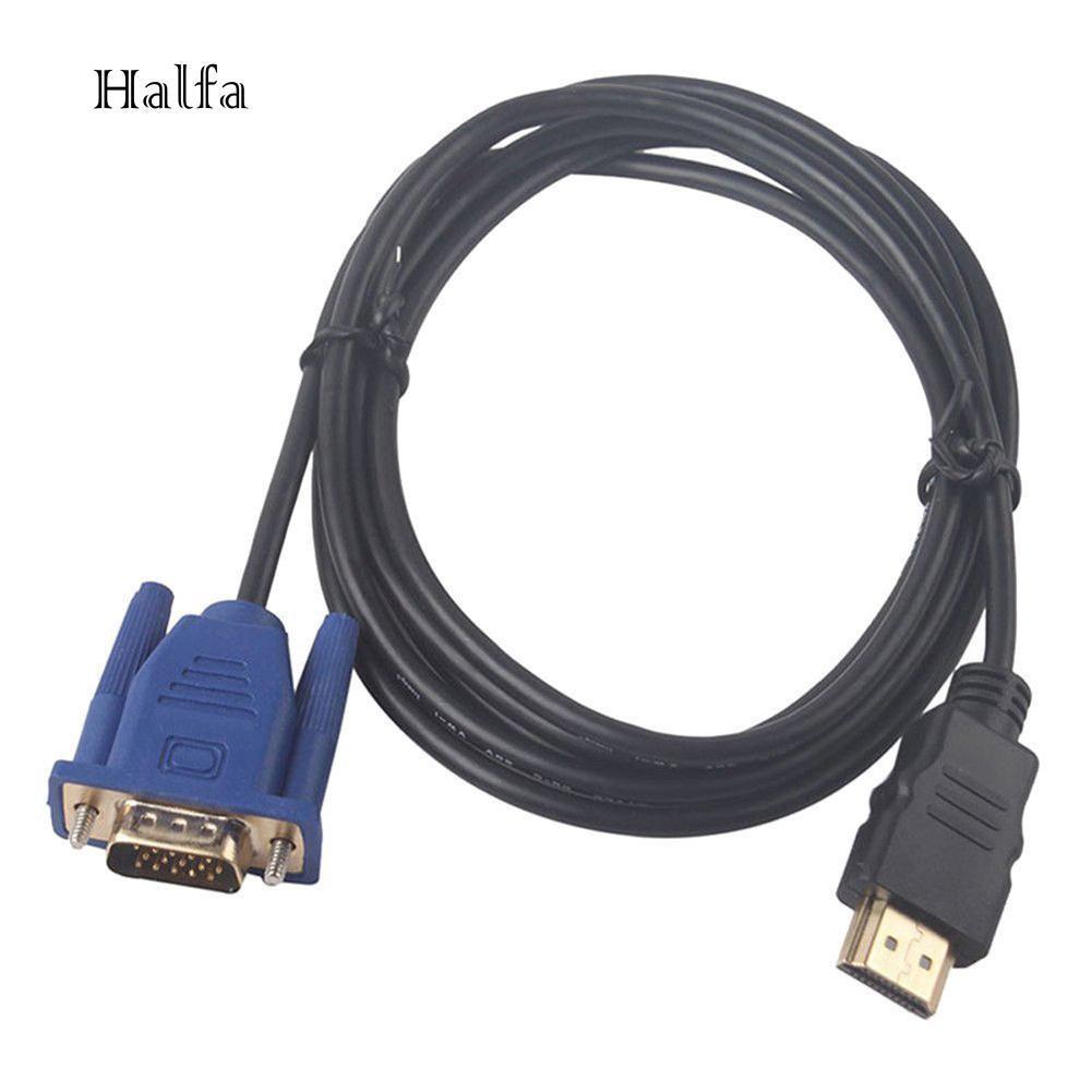 Dây Cáp Chuyển Đổi Đầu Cắm 1080P HDMI Sang Đầu VGA Cho HDTV/DVD