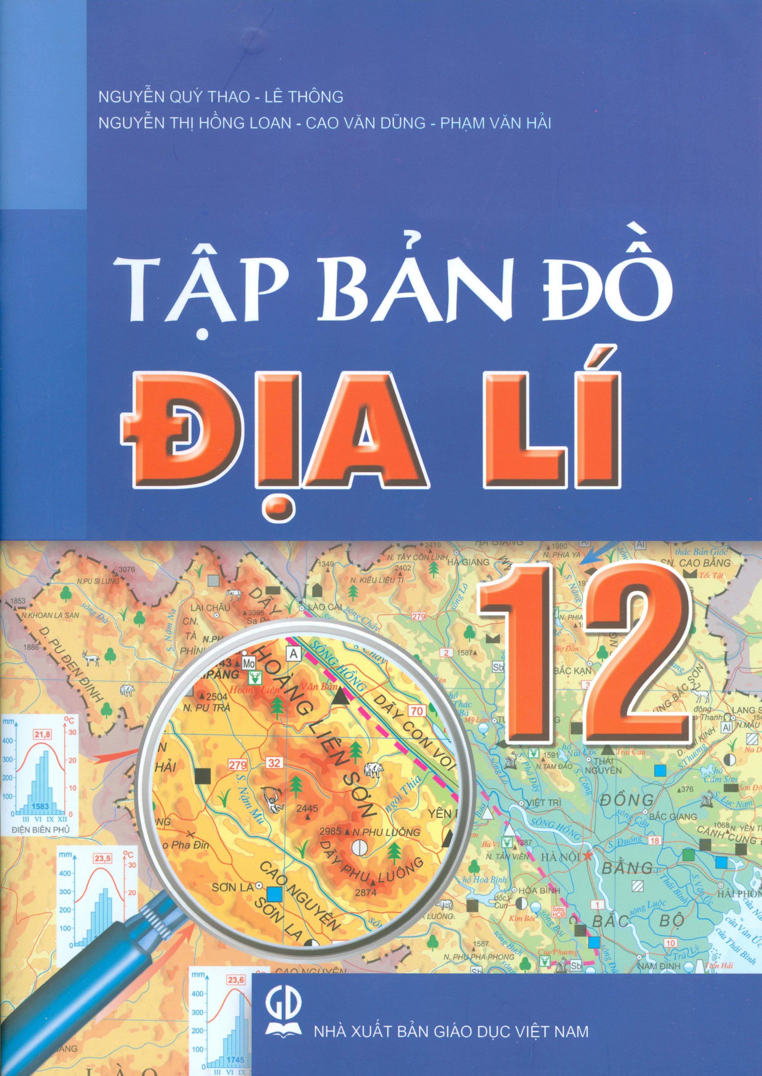 Tập Bản Đồ Địa Lí 12 (Bản in năm 2022)