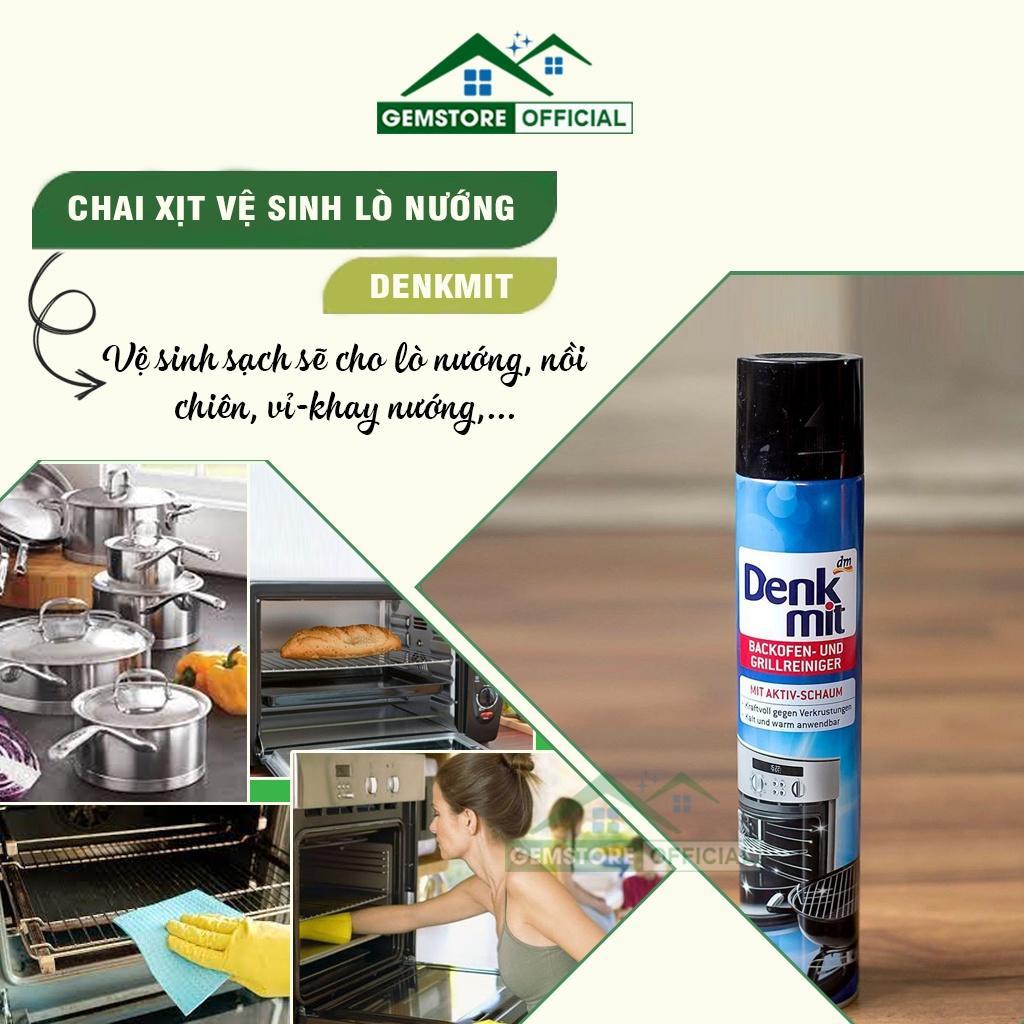 Dung Dịch Tẩy Rửa Lò Nướng, Vỉ Nướng Denkmit, Chai Vệ Sinh Bếp, Lò Vi Sóng, Dung Tích 500ml, Nhập Đức