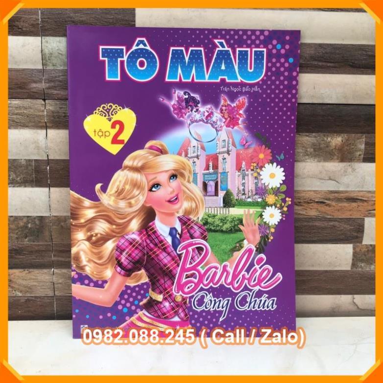 Tập tô màu công chúa BARBIE