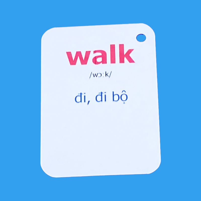 Bộ flashcard tiếng Anh Lớp 3 (Tập 1 + 2) NXB GDVN – BGD, có phát âm, màu sắc và hình ảnh sinh động