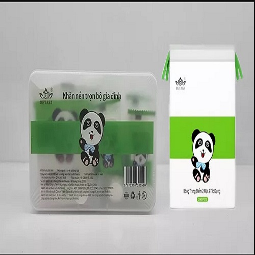 Combo Du Lịch Gia Đình Beyaki 23 Viên Kèm 1 Bịch Bông Tẩy Trang 200 Miếng