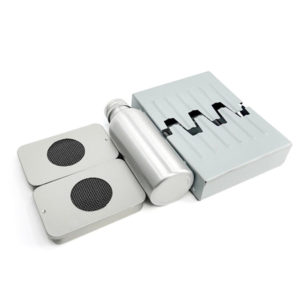 Outdoor Stainless Steel Stove with Bottle Mini Grill Alcohol Furnace Folding Grill Burning Pocket Alcohol Camping Stove