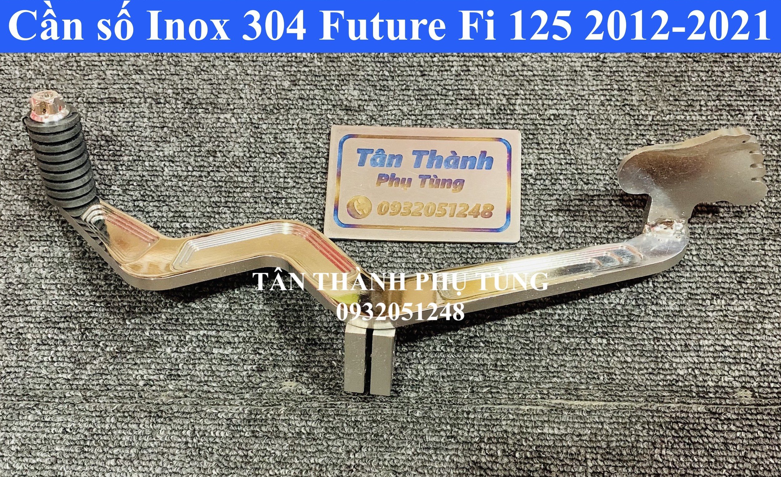 Cần số Inox 304 dày dành cho Future Fi 125 2012-2021, Wave nhỏ, Wave ZX, Dream
