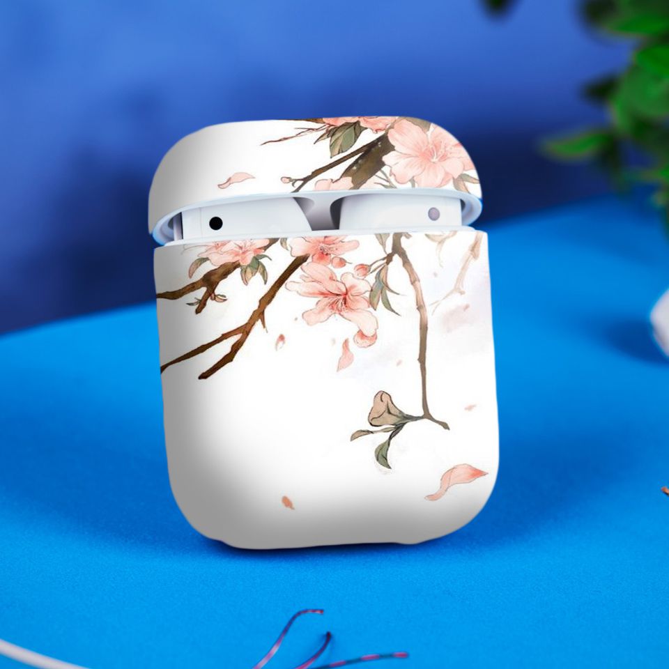 Miếng dán skin chống bẩn cho tai nghe AirPods in hình thiết kế - atk272 (bản không dây 1 và 2