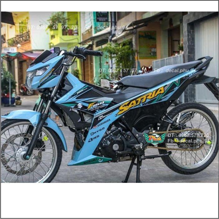 Tem Rời Satria Xanh ngọc