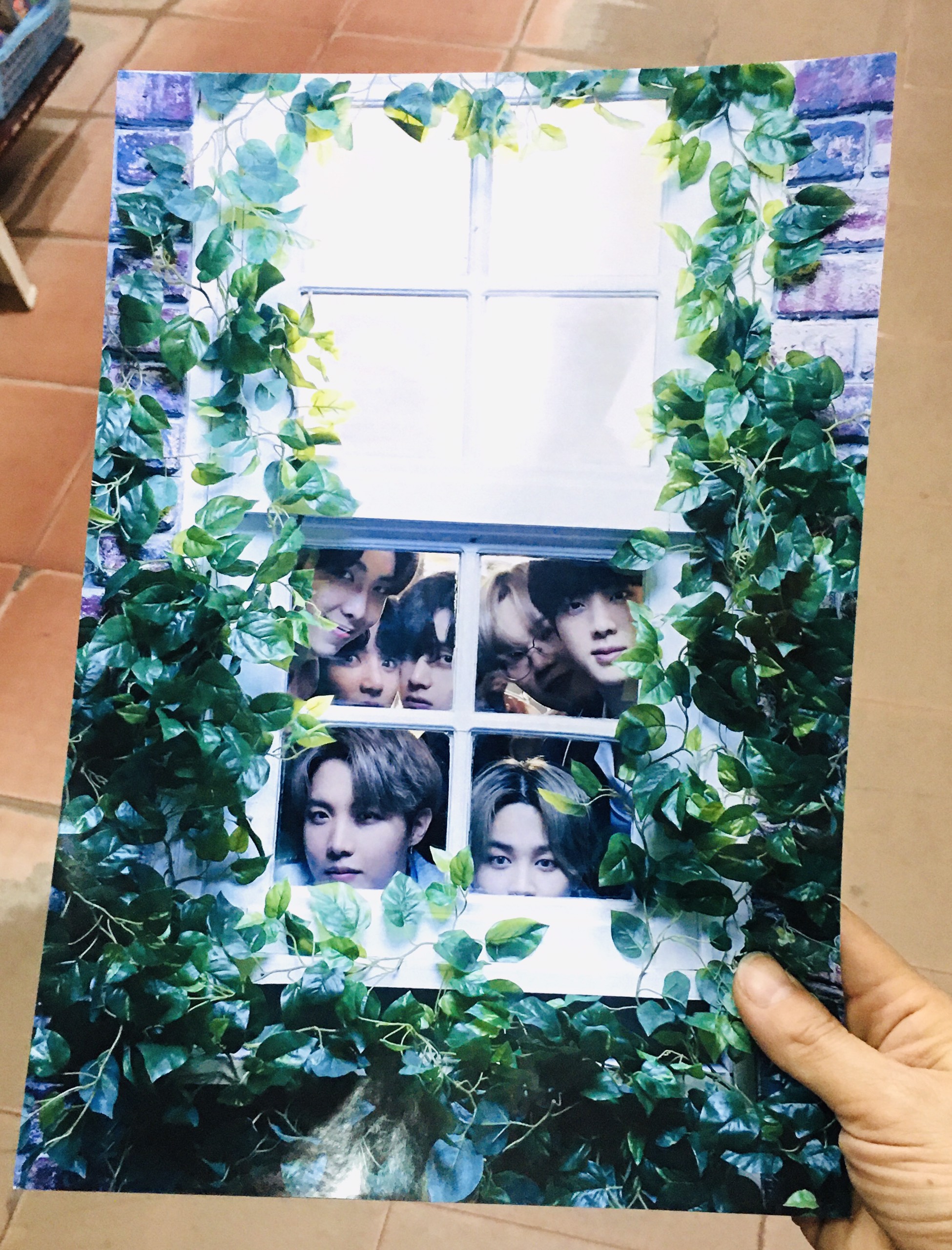 Tranh Poster SET 5 tấm BTS 21cmx30cm ảnh khác nhau