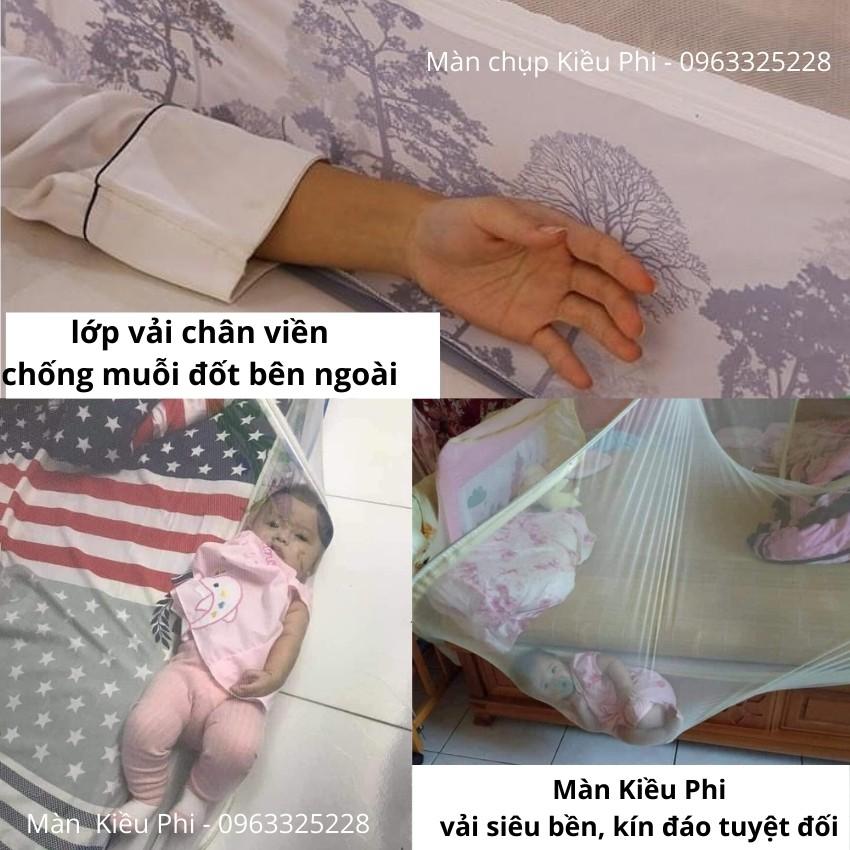 Màn chụp tự bung gấp gọn người lớn Kiều Phi - Mùng chụp tự bung chống muỗi đỉnh vuông thông minh