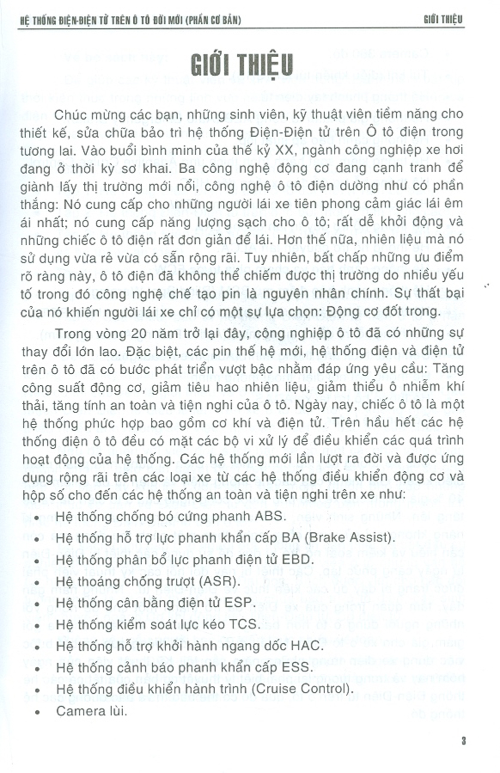 Hệ Thống Điện - Điện Tử Trên Ô Tô Đời Mới