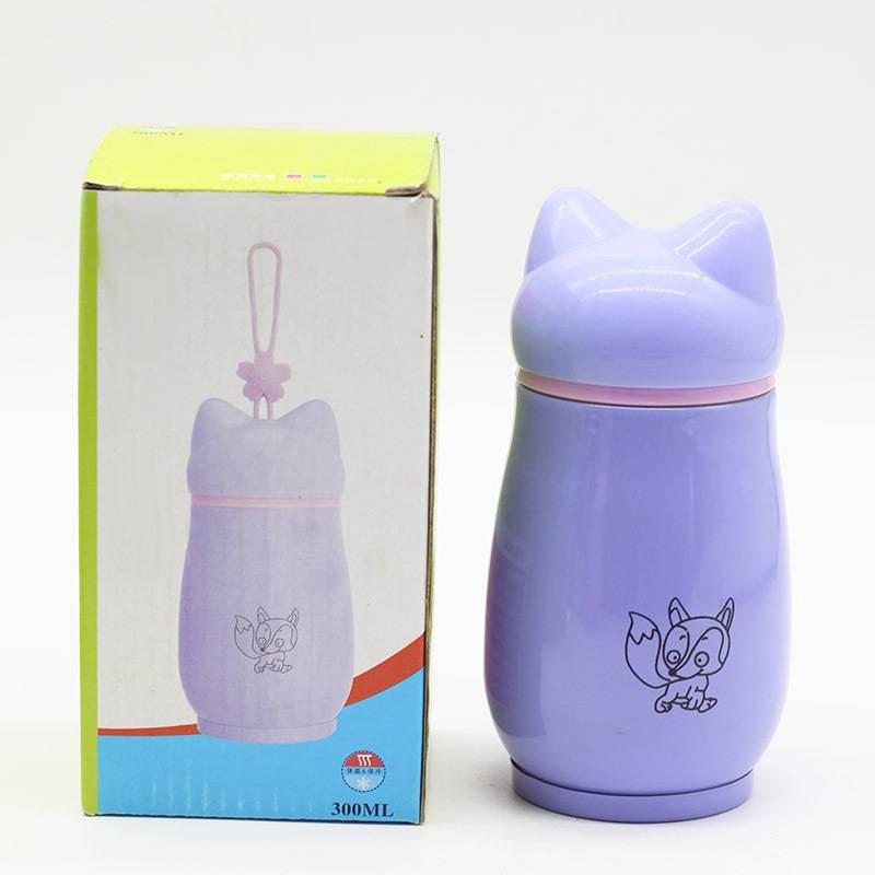 Bình Đựng Nước Giữ Nhiệt Bằng Thép Không Gỉ Hình Chim Cánh Cụt Dễ Thương