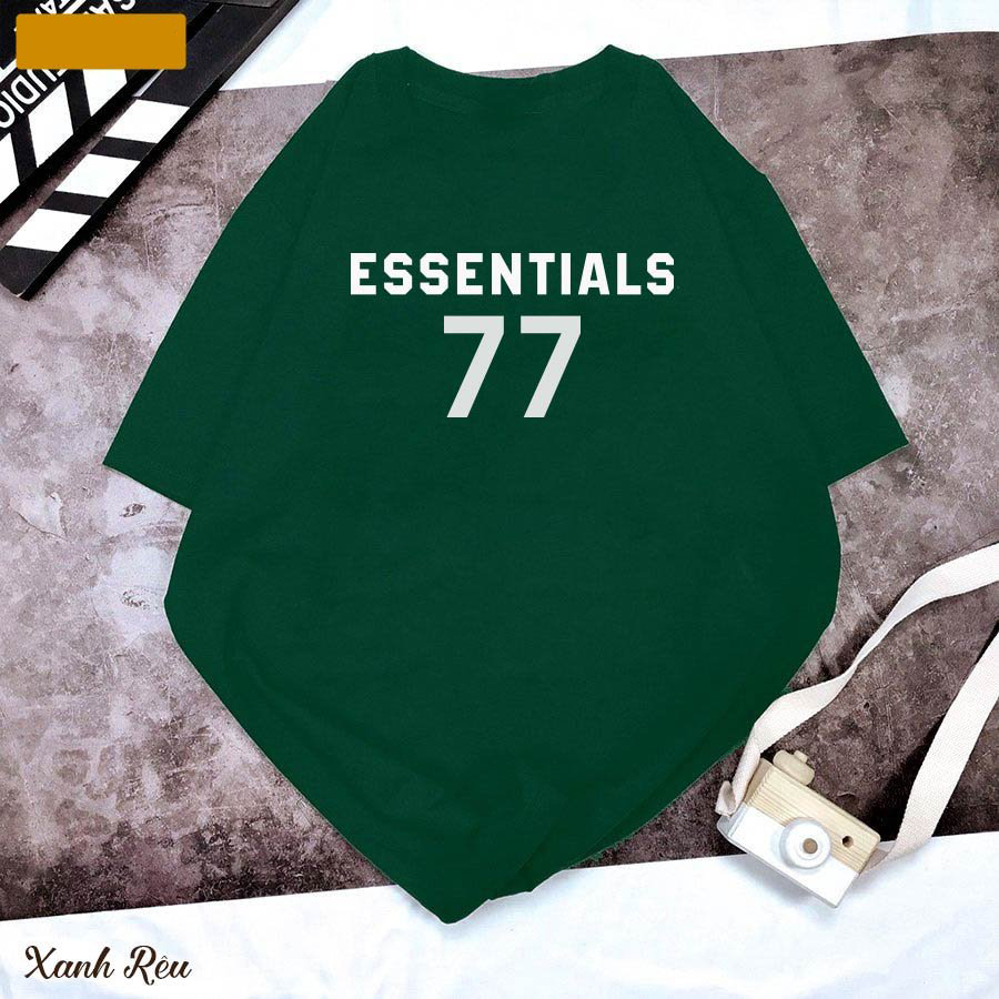 Áo Thun Nữ Tay Lỡ In Chữ ESSENTIALS 77