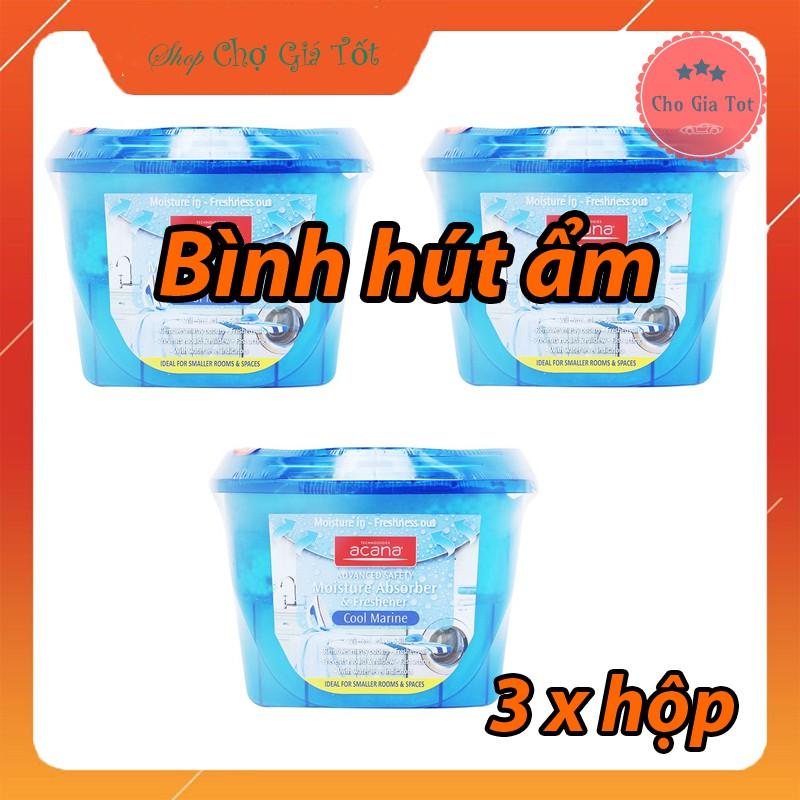 Bộ 3 hộp hút ẩm khử mùi chống mốc Acana Hàn Quốc 290Gr