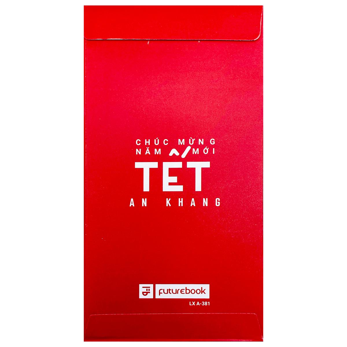 Bộ 5 Bao Lì Xì Hoa Tết Bính Ngọ 2026 - Futurebook L384 - Tết Tài Lộc
