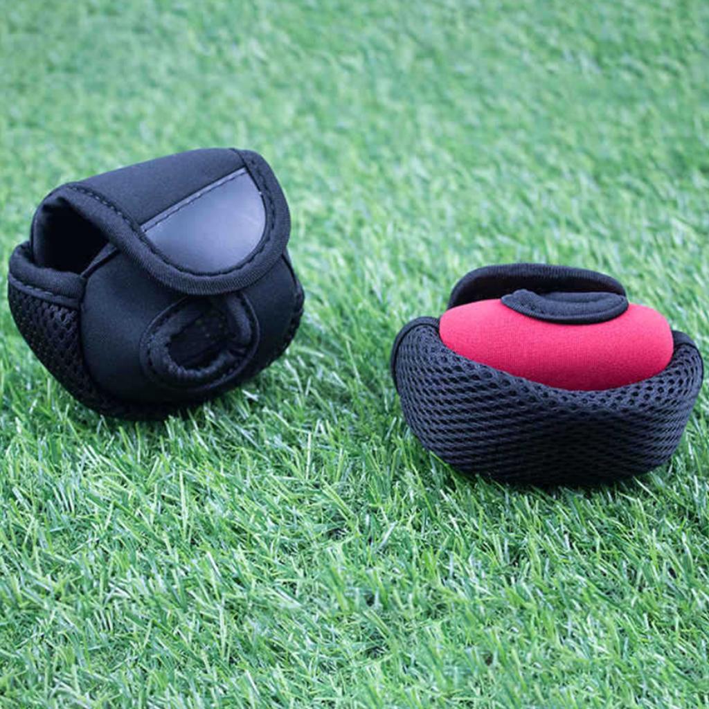 Baitcasting Reel Bag Cover Fishing Reel Pouch Protective Case Holder Black