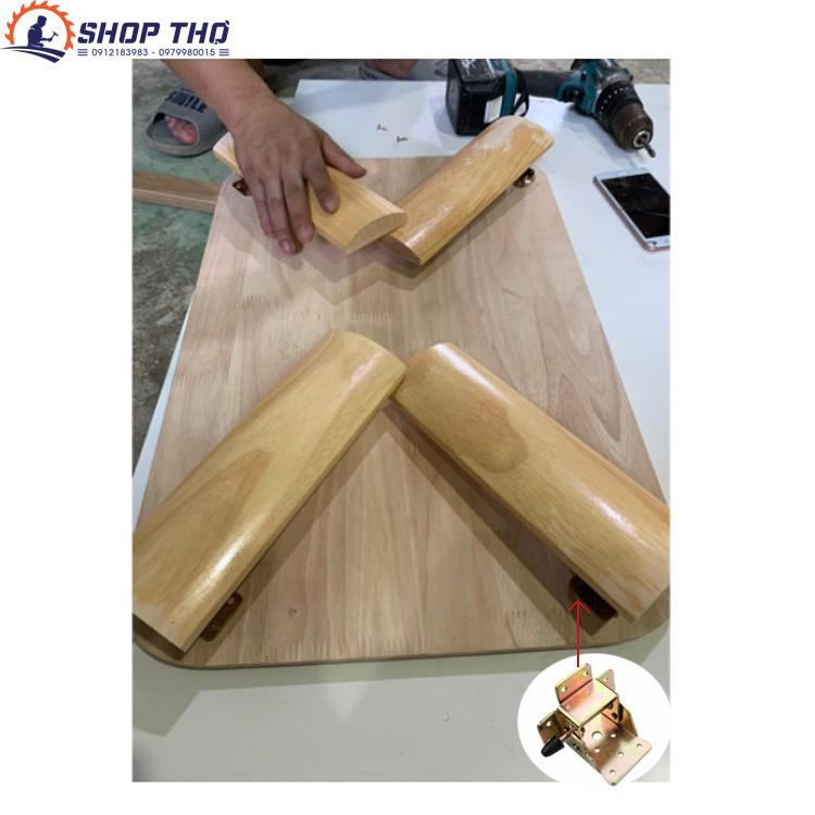 Bản lề chân bàn gấp loại lẫy và nút ấn nhanh