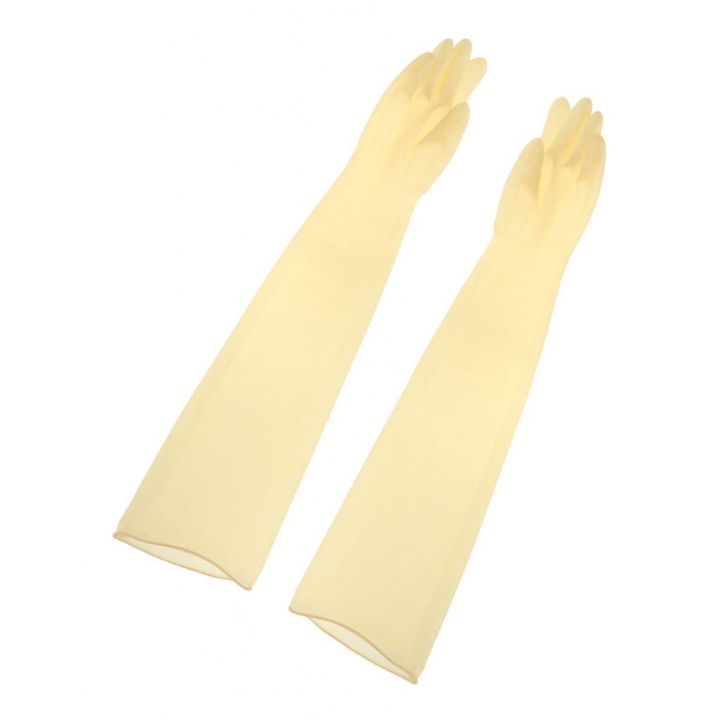 2 Pairs Of Durable 75cm Industrial Lab Anaerobie Glove Box Safety Work Gloves