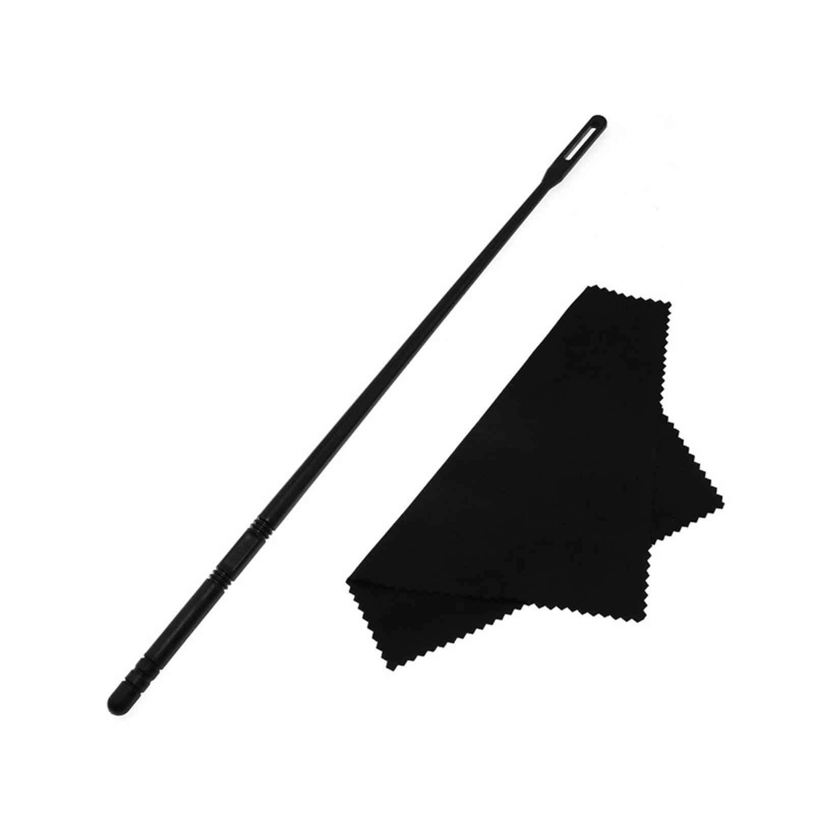 Flute Cleaning Rod and Cloth Flute Cleaning Supplies Practical for Polishing