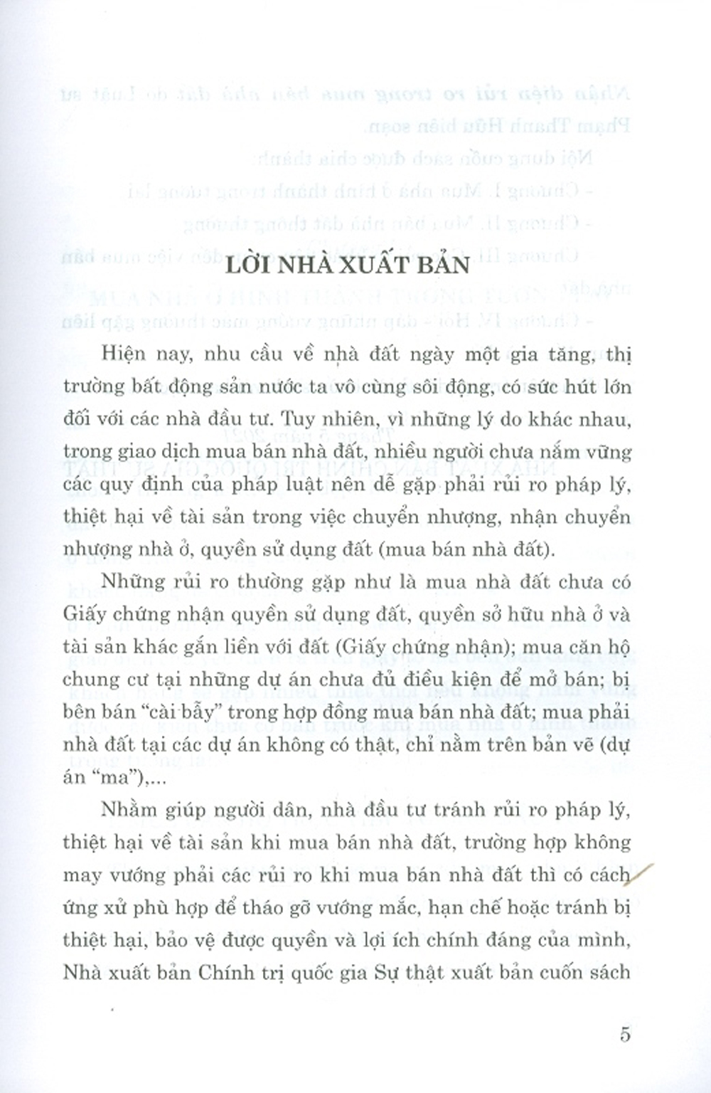 Nhận Diện Rủi Ro Trong Mua Bán Nhà Đất