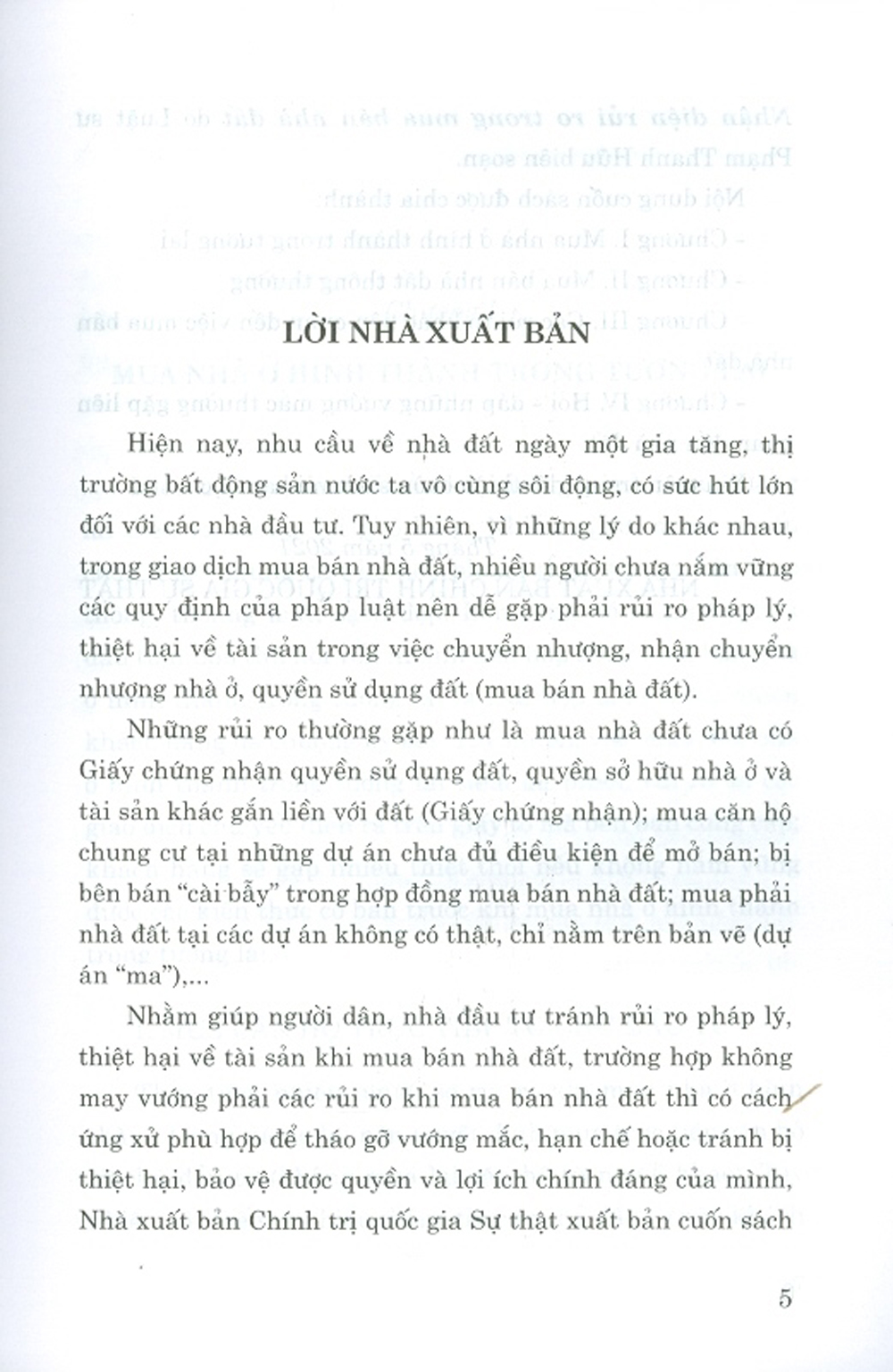 Nhận Diện Rủi Ro Trong Mua Bán Nhà Đất