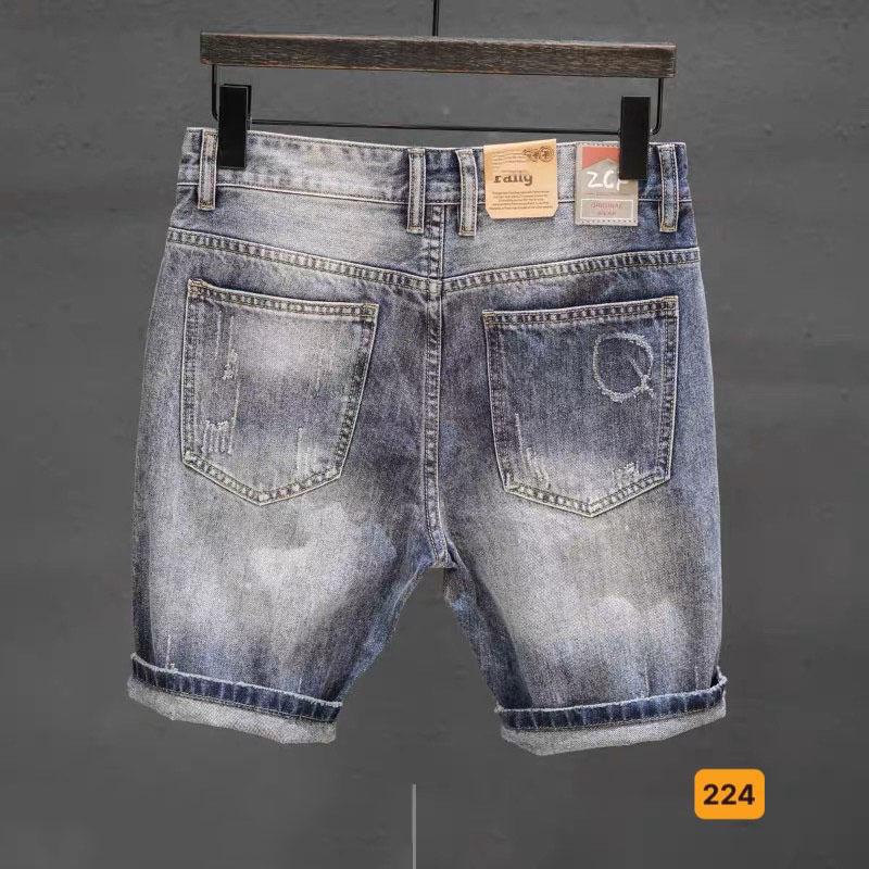 Quần short jean nam dáng ôm co giãn cao cấp - TCS224