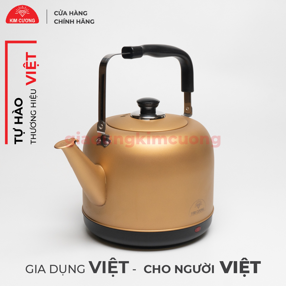 Ấm Đun Nước 5 Lít Kim Cương - Ấm Điện Đun Nhanh - Hàng Chính Hãng